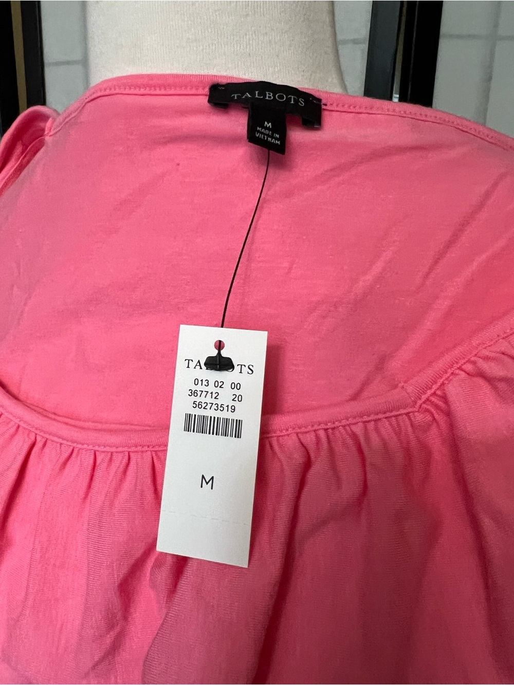 Talbots Coral Ruffle Tank - Picture 6 of 7